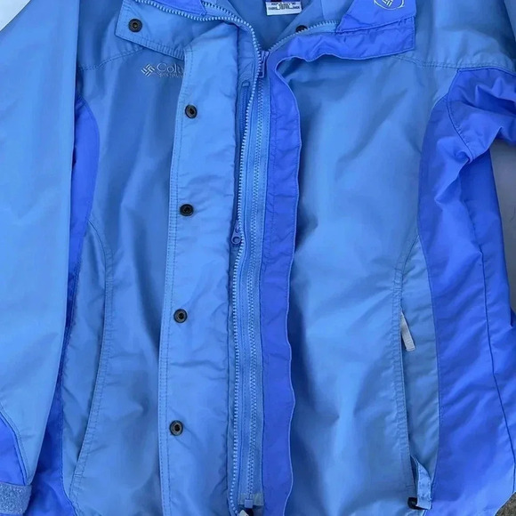 Columbia Core Interchange Jacket Blue‎ Small Outdoor Hiking Camping Durable Fall - Picture 5 of 15